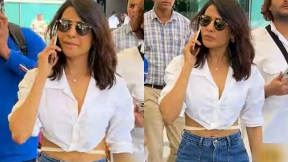  Actress Samantha: கலக்கல் உடையில் விமானநிலையத்திற்கு வந்த சமந்தா.. ட்ரெண்டாகும் வீடியோ!