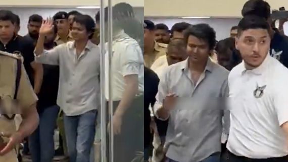  Vijay: விஜய் மாஸ் என்ட்ரி.. விமானநிலையத்தில் காத்திருந்த ஆயிரக்கணக்கான ரசிகர்கள் உற்சாகம்!