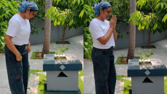 இது ஆக்‌ஷன் மேடம்.. சீரியல் நடிகை சசிலயா துளசி மாடத்தை என்ன டிரெஸ் போட்டு சுத்துறாரு பாருங்க!