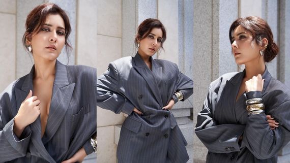 Raashi khanna: பட்டனை போடுங்க மேடம்.. ராஷி கன்னாவின் எக்குத்தப்பான போஸ்! 