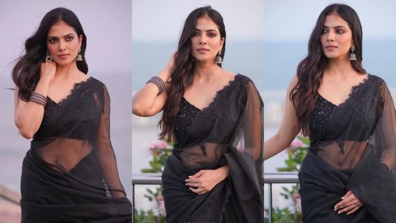  Malavika Mohanan: ஸீ-த்ரூ புடவையில் ரசிகர்களை குட்டி கலாட்டா செய்த மாளவிகா மோகனன்.. உருகிப் போனதடி!