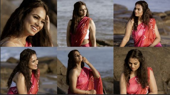 அரபிக்கடலோரம் ஓர் அழகை கண்டேனே.. ரம்யா பாண்டியனின் அழகு புகைப்படம்!