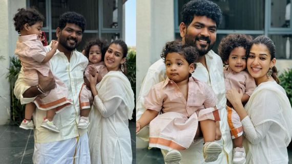 நயன்தாராவின் தமிழ் புத்தாண்டு கொண்டாட்டம்.. சமூக வலைதளங்களில் ட்ரெண்டாகும் புகைப்படங்கள் 