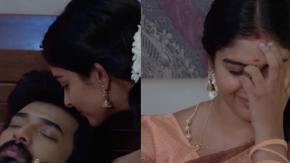 நைசா முத்தம் கொடுக்கும் தீபா.. அட செம ரொமான்ஸ் தான்போல.. கார்த்திகை தீபம் இன்றைய எபிசோடு!