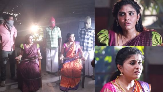 Pandian stores 2 serial: அடப்பாவிகளா.. கல்யாண பொண்ணுன்னு நினைச்சி மீனா -ராஜியை கடத்திய குமரன் கோஷ்டி
