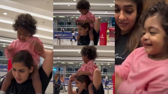 Nayanthara: நயன்தாரா தலையை மத்தளமாக்கிய மகன்.. அன்னையர் தினத்தில் க்யூட் வீடியோ!