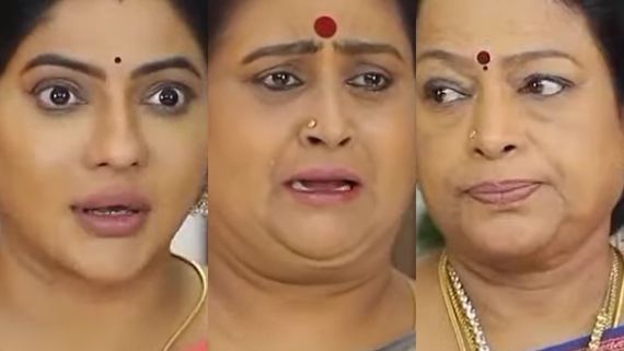 அனல் கக்கும் ஈஸ்வரி.. மல்லுகட்டும் கமலா -ராதிகா.. வீட்டைவிட்டு வெளியேற்றக்கூறும் ஈஸ்வரி!