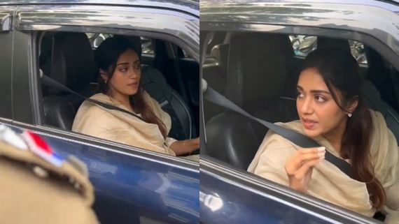 கார் டிக்கியை திறக்க மாட்டேன்... போலீஸாரிடம் சண்டை போட்ட நிவேதா பெத்துராஜ்?.. தீயாய் பரவும் வீடியோ!