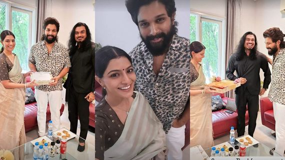 வருங்கால கணவருடன் அல்லு அர்ஜுனுக்கு திருமண அழைப்பிதழ்.. உற்சாக கொண்டாட்டத்தில் வரலட்சுமி சரத்குமார்!