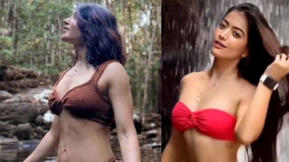 சமந்தாவை தொடர்ந்து டூ பீஸ் உடையில் ராஷ்மிகா மந்தனா?.. தீயாக பரவும் வீடியோ.. உண்மை என்ன?