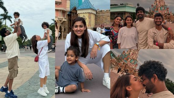 விக்னேஷ் சிவன் மூக்கின் மீது உதட்டை வைத்து.. குடும்பத்துடன் விடுமுறை கொண்டாட்டத்தில் நயன்தாரா!