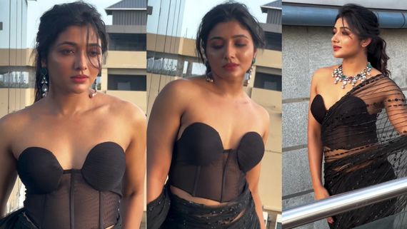  Mirnaa: முந்தானையை தோளில் போடாமல் ரசிகர்களை சொக்க வைத்த மிர்னா.. சின்னப்புள்ள தனமால்ல இருக்கு!