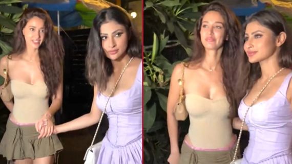 ஒரே ஹோட்டல்.. ஒன்றாக வெளியே வந்த நாகினி நடிகையும் கங்குவா ஹீரோயினும்.. தீயாக பரவும் வீடியோ!