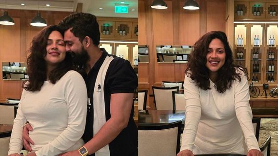 கையில் புள்ளைய வச்சிக்கிட்டு.. கணவருடன் விவகாரமாக விளையாடிய அமலா பால்!