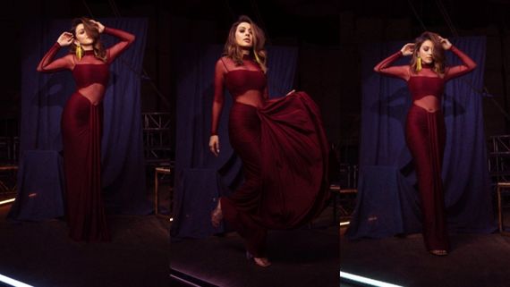 மினுமினுக்கும் உடை..மயக்கும் அழகில் ஹன்சிகா.. ரசித்து பார்க்கும் பேன்ஸ்!