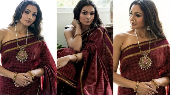 Andrea:இதுல சேலை எப்படி நிக்குது? ஜாக்கெட்டே போடாமல் போஸ் கொடுத்த ஆண்ட்ரியா!