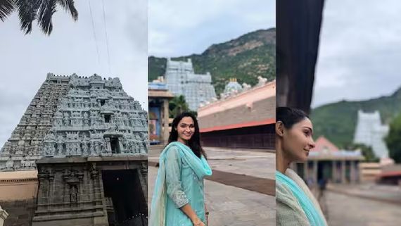 திருவண்ணாமலையில் ஆண்ட்ரியா செய்த தரிசனம்.. ட்ரெண்டாகும் புகைப்படம்... திடீர் விசிட்டா இருக்கே 