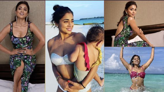 செருப்பை கழட்டிட்டு.. அவ்வளவு அவசரமா ஷ்ரேயா எங்க ஓடுறாரு.. இந்த வயசுலயும் இவ்ளோ கிளாமரா?