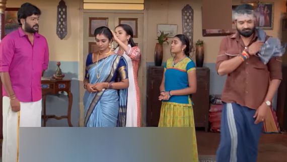 சண்முகம் குடும்பத்திற்கு வந்த சிக்கல்.. பாண்டியம்மாவின் பிளான்.. அண்ணா சீரியல் இன்றைய எபிசோட்!