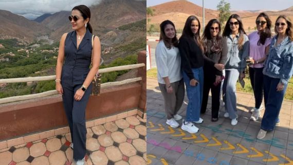 வெளிநாட்டில் லூட்டி அடிக்கும் த்ரிஷா..யாருடன் தெரியுமா? கோட் படத்தில் ஆட்டம் போட இதுதான் காரணமா?