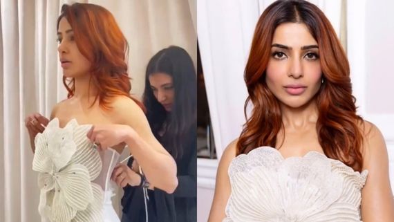 சமந்தாவுக்கு எப்படி கவுன் மாட்டி விடுறாரு பாருங்க.. ரொம்பவே ஓடாய் தேஞ்சிட்டாரே.. ரசிகர்கள் ஃபீலிங்!