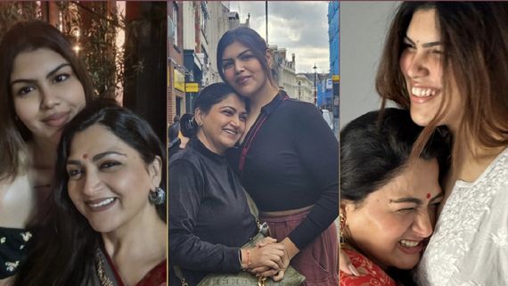 தோளுக்கு மேல் வளர்ந்துவிட்ட குஷ்புவின் மகள்.. அழகில் அம்மாவையே மிஞ்சிவிட்டார்!