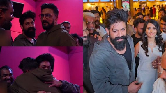 ஒண்ணு இல்லை.. 3 பெரிய ஹீரோக்கள் திடீர் தியேட்டர் விசிட்.. உபேந்திராவுக்காக கரம் கோர்த்த யஷ் - சுதீப்
