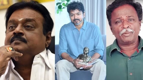 Vijay: விஜயகாந்த் நினைவு நாளில் மரியாதை செலுத்த வராத விஜய்.. வச்சு விளாசிய ப்ளூ சட்டை மாறன்! 