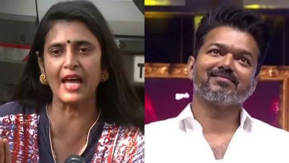 Vijay: விஜய் வாய்க்கு சர்க்கரை போடுவேன்..பரபரப்பில் மூக்கை நுழைத்த  நடிகை கஸ்தூரி.. விபரம்! 