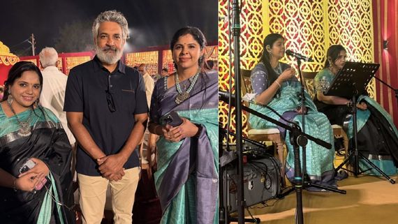 ராஜமெளலியுடன் ஜி.வி. பிரகாஷின் முன்னாள் மனைவி சைந்தவி.. எங்கே சந்திச்சிருங்காங்கனு பாருங்க! 