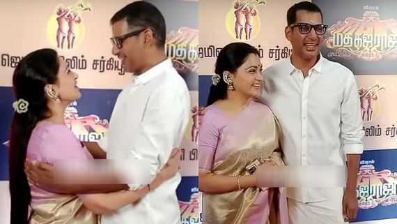 வைரல் ஃபீவர் விஷால்.. விசாரித்த குஷ்பூ.. கட்டியணைத்து முத்த மழை பொழிஞ்சிட்டாரே 