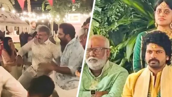 வகை வகையான உணவு.. மாதம்பட்டி ரங்கராஜின் சமையல்.. எம்.எம்.கீரவாணியின் மகன் திருமண வரவேற்பு  விருந்து!