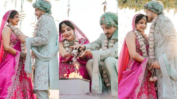 Sakshi Agarwal Wedding: சாக்‌ஷி அகர்வாலுக்கு டும் டும் டும்.. சிறுவயது காதலரைக் கரம் பிடித்தார்! 