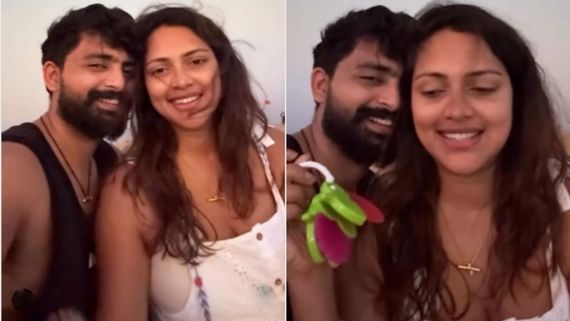 Amala Paul: குழந்தை எங்கே?.. கணவருடன் பீச்சில் லிப் கிஸ் அடித்து.. காதலர் தினம் கொண்டாடிய அமலா பால்!