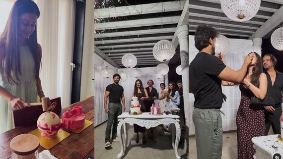 அர்ஜுன் மகள் வீட்டில் விசேஷம்.. சுத்தியலை வச்சு இந்த தட்டு தட்டுறாரே.. மொத்தம் 33 கேக் கட் பண்ணாரா?