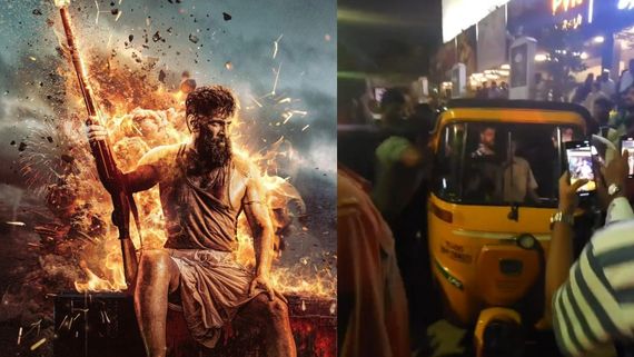 சத்யம் தியேட்டரில் விக்ரமை சூழ்ந்த ரசிகர்கள்... ஆட்டோவில் ஏறி தப்பித்த வீர தீர சூரன்.. வீடியோ!