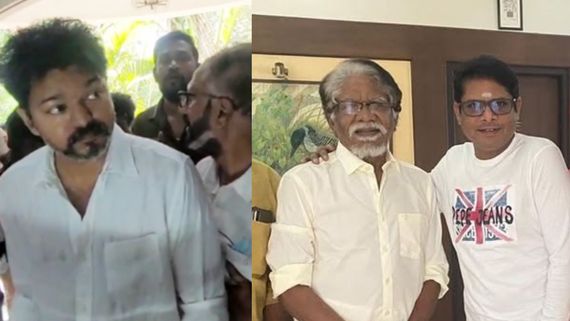 நண்பன் இறந்த துக்கம்.. கலங்கிய முகத்துடன் விஜய்.. கூடவே சென்ற சஞ்சீவ்.. அலைமோதிய கூட்ட நெரிசல்