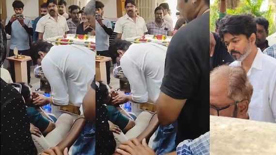 Vijay: விஜய் கைகளைப் பிடித்துக் கொண்டு அழுத மனோஜ் பாரதிராஜாவின் அம்மா.. ஆறுதல் சொன்ன விஜய்.. வீடியோ!