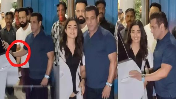 பப்ளிக் பிளேஸில் ராஷ்மிகாவிடம் சல்மான்கான் செய்ததை பாருங்க.. நாகரீகம் தெரியாதவரா இருக்காரே