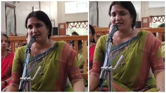 Suganya: திருவண்ணாமலையில் சுகன்யா.. மெய் மறந்து பாடல் பாடி வழிபாடு!