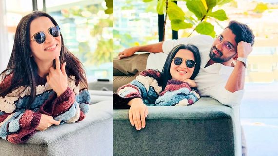 தென்னாப்பிரிக்காவில் 24 வயது இளைஞர் மீது சாய்ந்து போஸ் கொடுத்த டிடி நீலகண்டன்.. அவரு யாரு தெரியுமா?