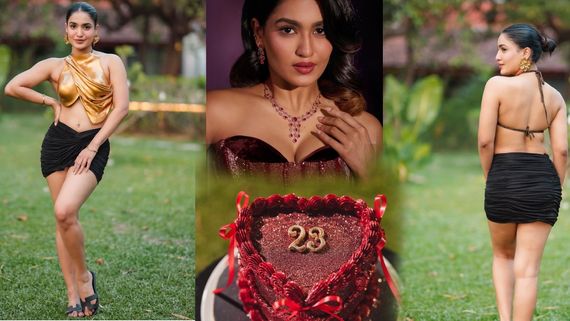 தங்கம் விற்கிற விலைக்கு.. தங்கத்துலயே ஜாக்கெட் போட்டு பிறந்த நாள் கொண்டாடிய எம்புரான் நடிகை சானியா!