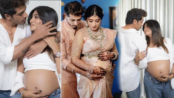 𝑺𝒉𝒂𝒓𝒊𝒒 𝑯𝒂𝒔𝒔𝒂𝒏: வளைகாப்பு முடிஞ்சாச்சு..  ஷாரிக் ஹாசன் மனைவி மரியாவின் பேபி பம்ப் வீடியோ!