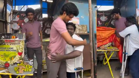 அந்த மனசு இருக்கே.. மாற்றுத் திறனாளிக்கு ஜூஸ் கடை வைத்துக் கொடுத்த KPY பாலா.. குவியும் பாராட்டு!