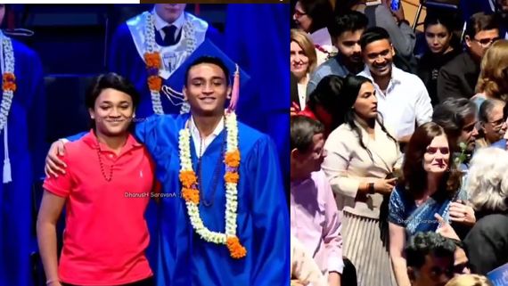 Dhanush - Aishwarya: மகனின் கான்வகேஷன்.. சிரித்த முகத்தோடு அருகருகே தனுஷ் ஐஸ்வர்யா இருக்கும் வீடியோ!