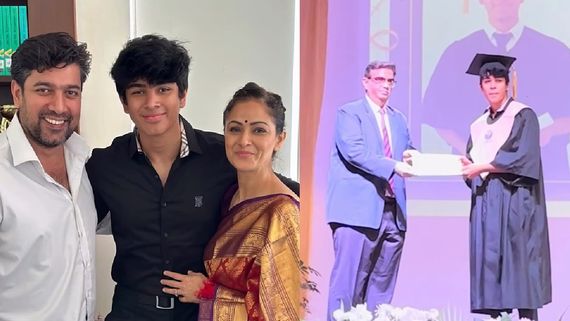 Simran Son Convocation: ஜோதிகா மகள், தனுஷ் மகனை அடுத்து பட்டம் வாங்கிய சிம்ரன் மகன்.. சந்தோசத்தை பாருங்க!