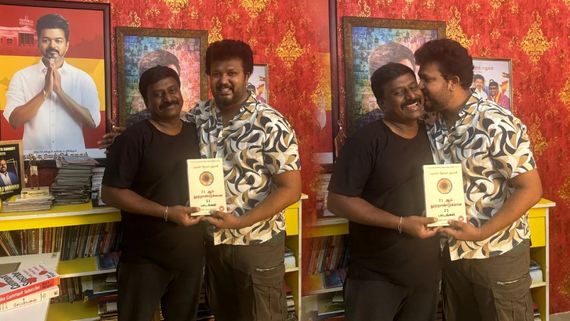 TVK நிர்வாகியைச் சந்தித்த ரோபோ ஷங்கர் மாப்பிள்ளை.. விஜய்யின்  தவெகவில் இணைந்து விட்டாரா?