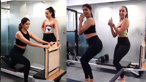 Mrunal Thakur: அண்ணன பாத்தியா.. அப்பாத்த தே.. தே.. நா..  மிருணாள் தாக்கூர் என்னங்க இப்படி மாறீட்டாங்க!