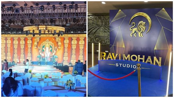 பிள்ளையார் சுழி.. விநாயகர் சதுர்த்தியை முன்னிட்டு தயாரிப்பு நிறுவனத்தை தொடங்கிய ரவி மோகன்!