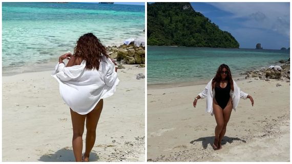 ஓப்பனாக காட்டியே ரசிகர்களை மயக்கும் கனவுகன்னி.. கவர்ச்சி ஆடையில் அலறவிட்ட சிம்பு பட நடிகை!